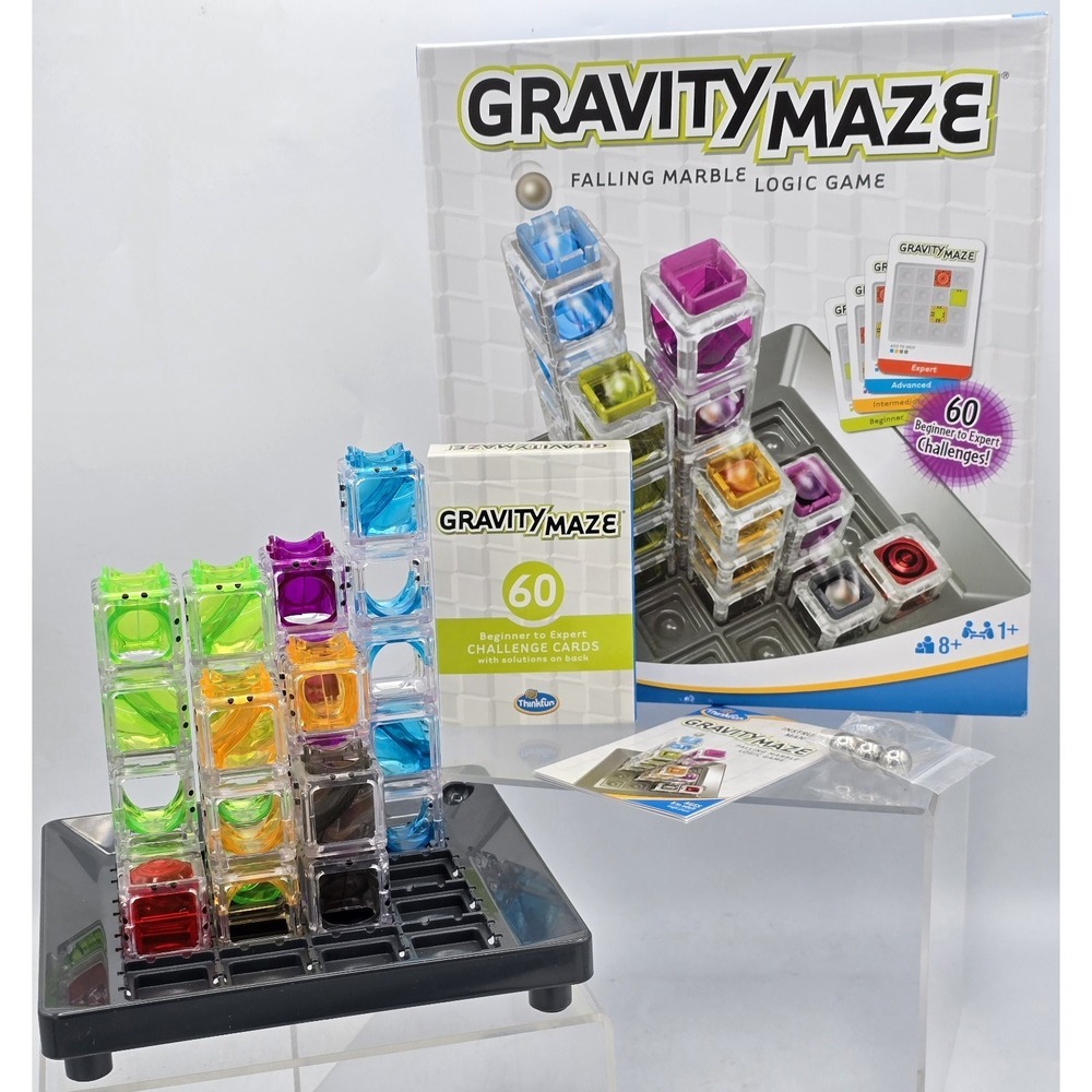 ThinkFun‎ Gravity Maze - Falling Marble Run Logic Game - STEM Toy Ages 8+
